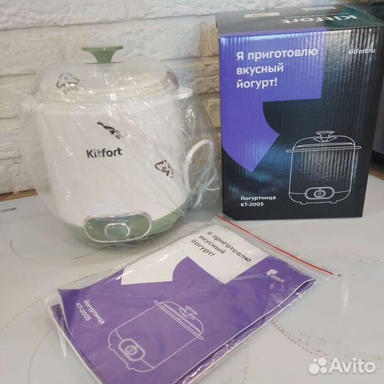 Йогуртница kitfort новая