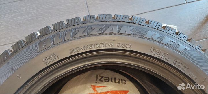 Bridgestone Blizzak RFT 205/55 R16 91Q