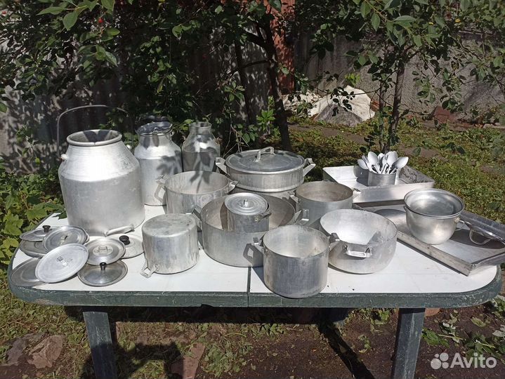 Кастрюли аллюминиевые от 3 до 20литров СССР
