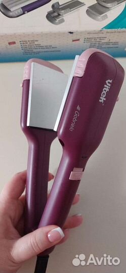 Щипцы для волос vitek гофре/ волна / выпрямитель