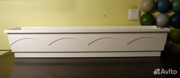 Балконный ящик для цветов с автополивом 100 см