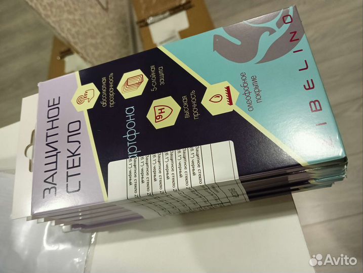 Защитные стекла iPhone 13 pro/14 6 штук