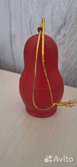 Матрешка елочное украшение