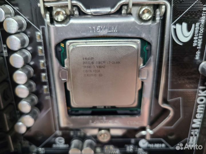 Комплект топовый Asus Sabertooth P67 + Intel i7