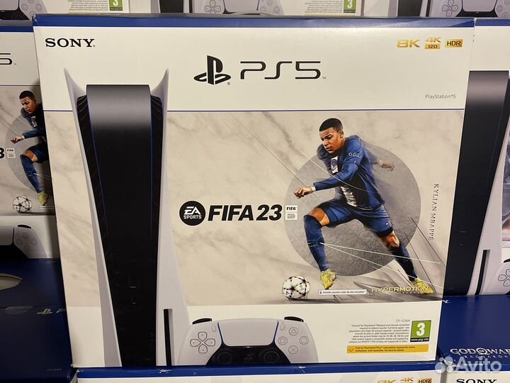 Sony playstation 5 ps5 с дисководом+Fifa 2023 игра