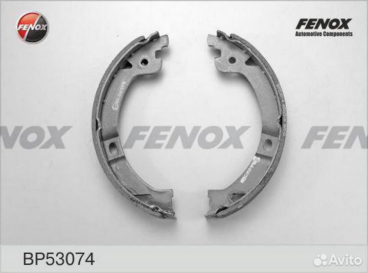 Fenox BP53074 Колодки тормозные барабанные зад пра