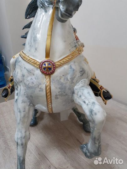 Статуэтка из фар Император Алексансандр 1 на коне