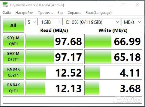 Карта памяти microSD Samsung Evo Plus 128 Gb