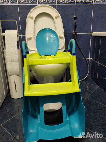 Сидушка на унитаз со ступенькой