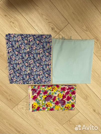 Ткань плотный хлопок отрезы новые