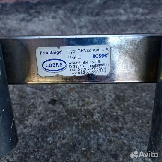 Кенгурятник и пороги на honda CRV/2