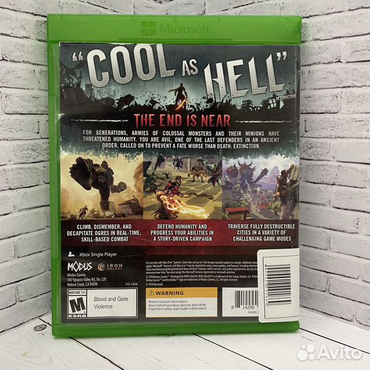 Игра для xbox ONE Extinction