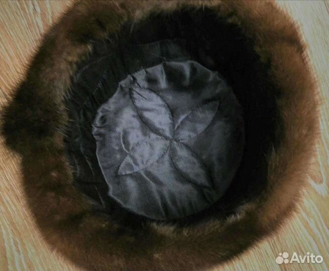 Шапка норковая женская