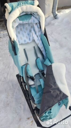 Санки коляска nika kids