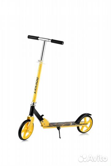 Самокат 2-х колесный, PU/ 200 мм,abec 7,Желтый