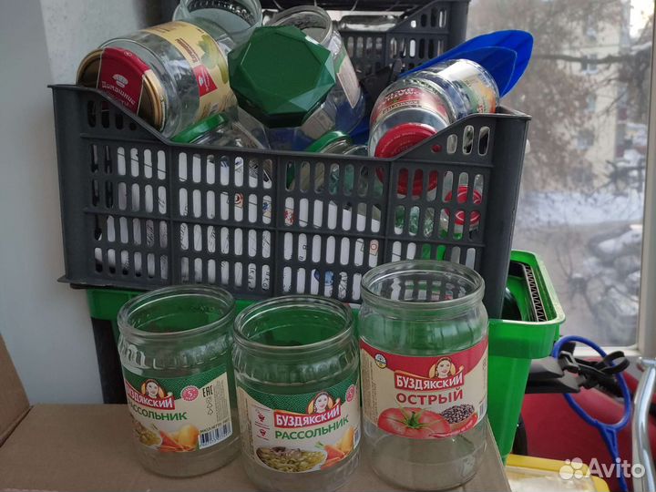 Банки стеклянные разные