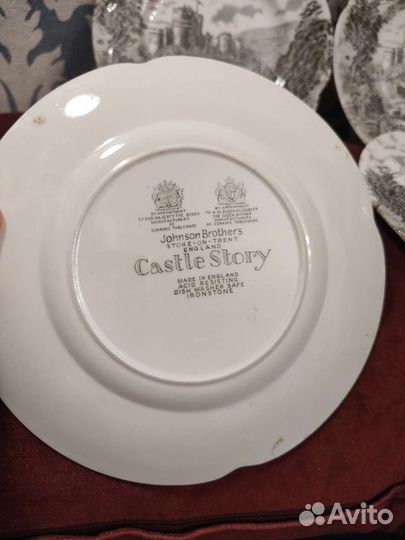 Десертный набор тарелок Англия