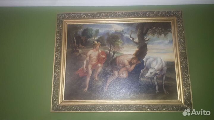 Картина маслом «Меркурий и Аргус»