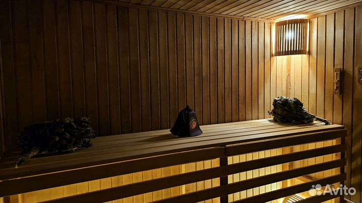 Дом с русской баней на дровах и тёплым чаном