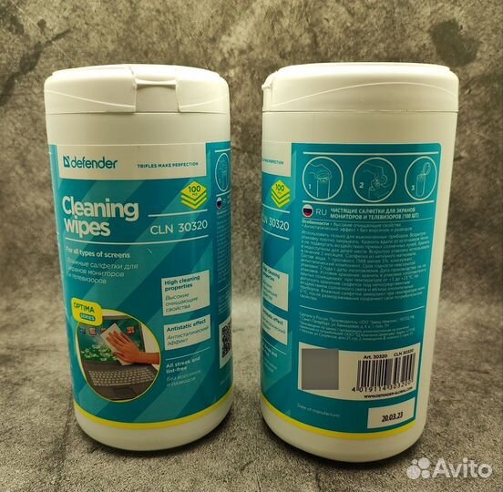 Влажные салфетки для мониторов и телевизоров