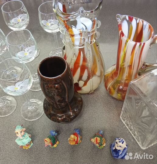 Фужеры, вазы,штоф