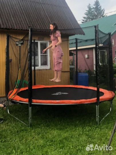 Батут с сеткой