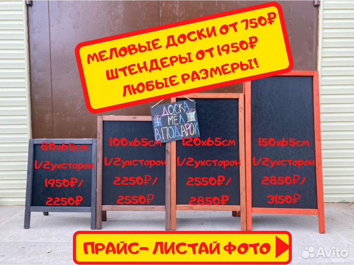 Маркерная Меловая Доска