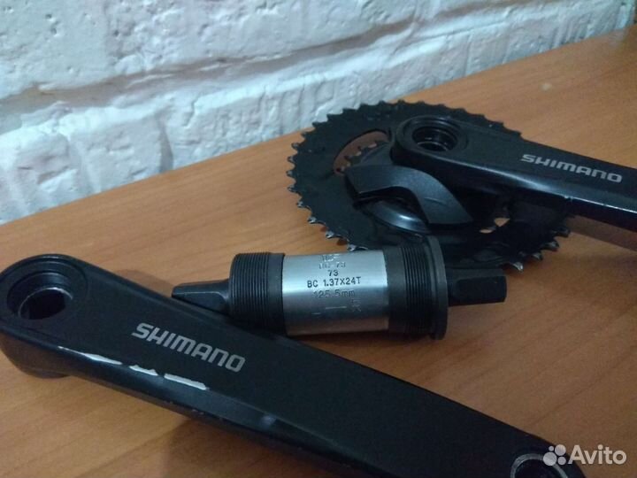 Трансмиссия shimano 2 на 8, с вело Trek