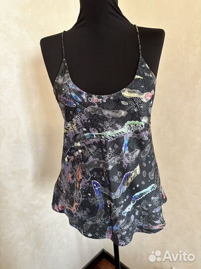 Шелковый топ giorgio armani новый оригинал