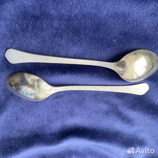 Кофейные ложки СССР мельхиор Таллин TJ