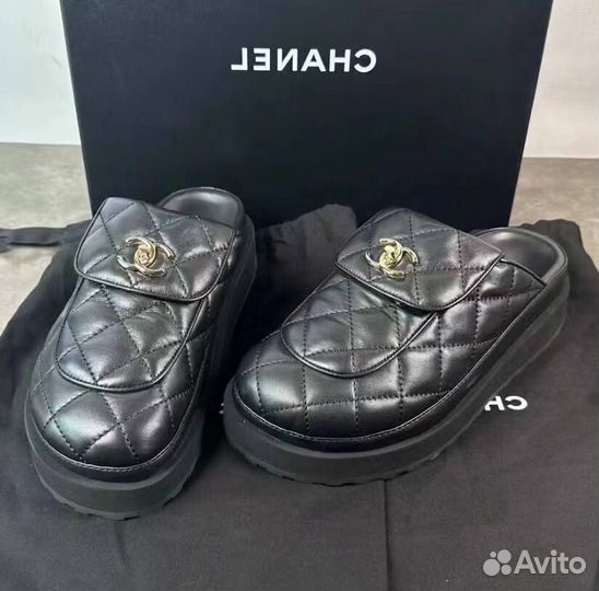 Женские мюли chanel премиум