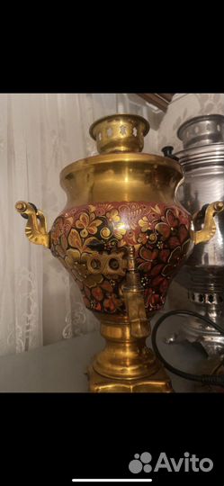 Самовар электрический расписной