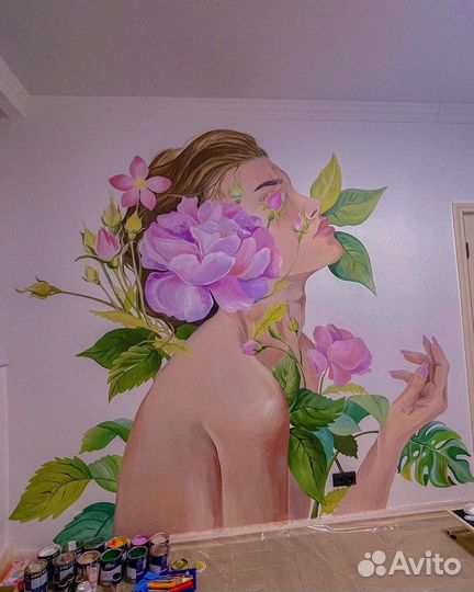 Художественная роспись стен, фасадов, картины