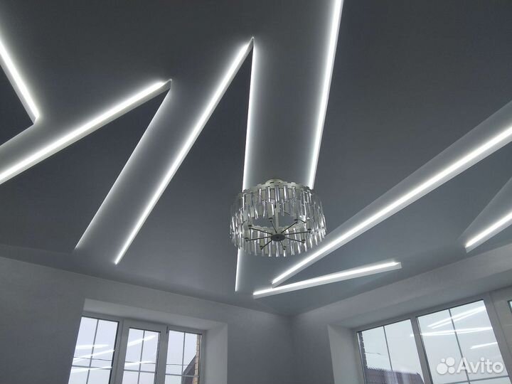 Натяжные потолки монтаж за 1 день