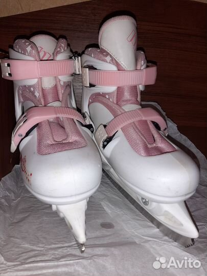 Коньки детские раздвижные 32-35