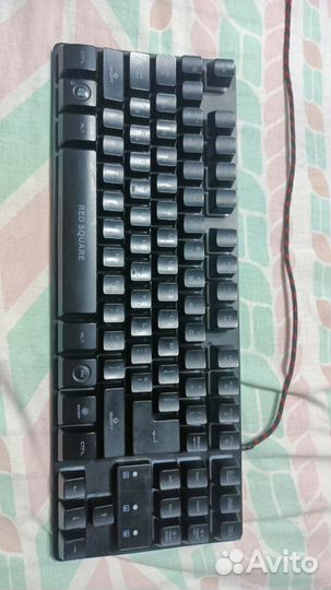 Клавиатура rgb red square