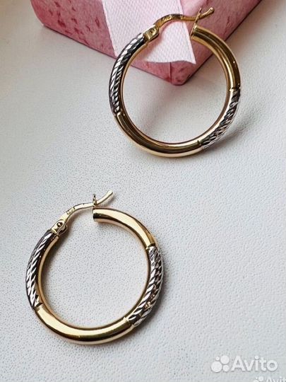 Золотые серьги