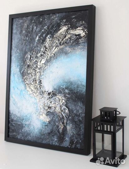 Картина современная интерьерная абстракция