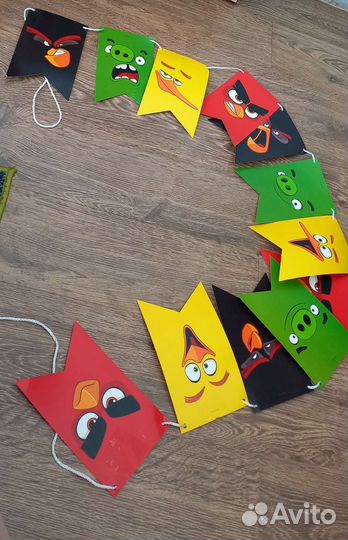 Гирлянда с днем рождения