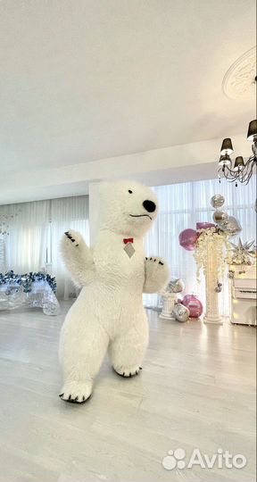 Белый мишка поздравления