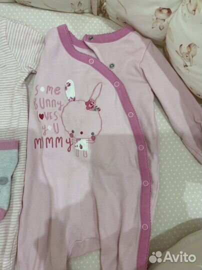 Слипы пакетнм mothercare 3-6 мес 4шт
