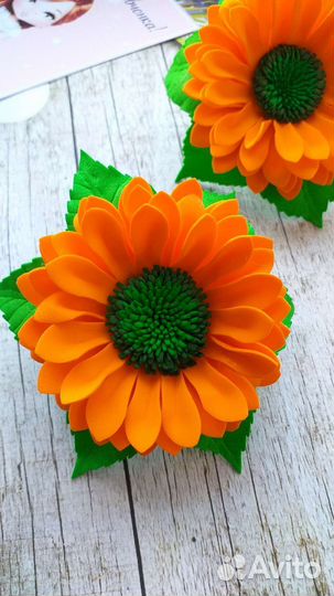 Резиночки для волос ручной работы