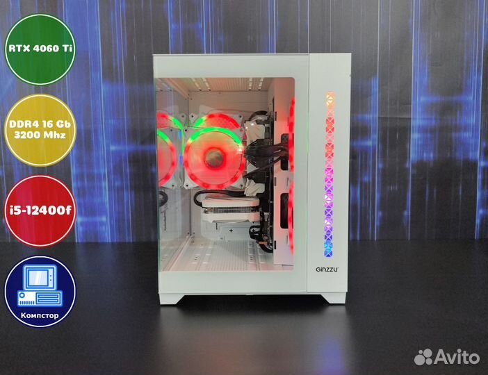 Собранный компьютер i5-RTX4060Ti-16DDR4-SYZ349-B760