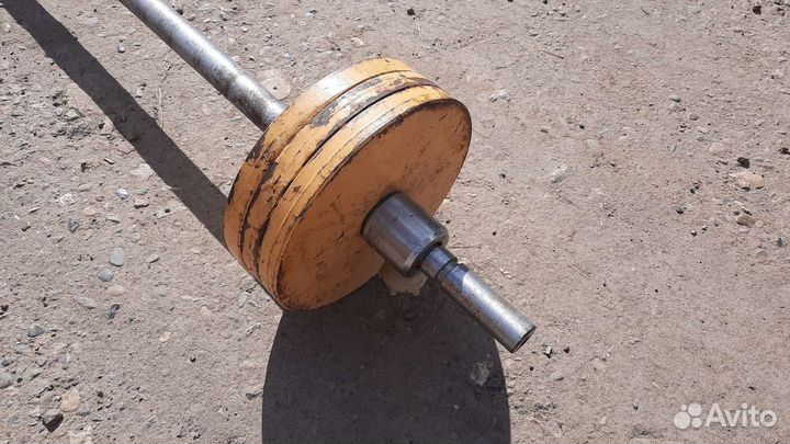 Штанга с блинами