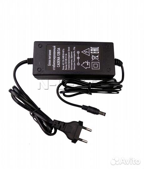 Блок питания стабилизированный cadena 12В/3А