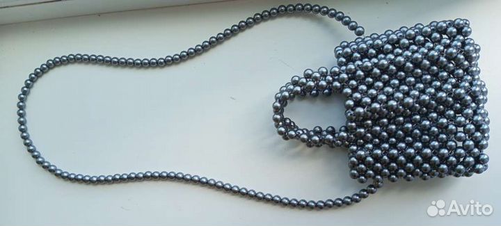 Cумка из бусин ручная работа, торг уместен