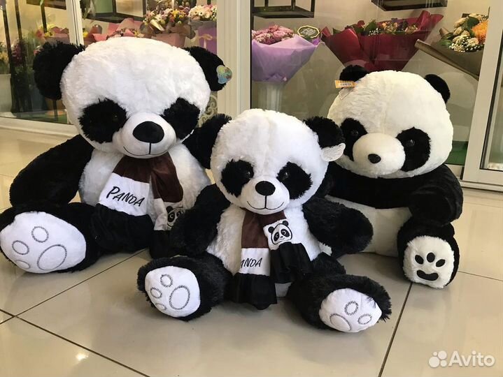 Плюшевые медведи Мягкие игрушки Панды