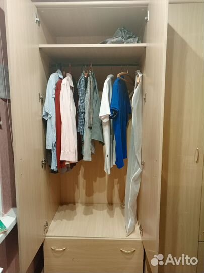 Шкаф двухстворчатый бу