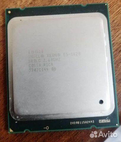Процессор intel xeon e5 1620 3. 6 GHZ