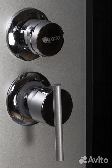 Душ.каб. NG-2509-14F (1000х1000х2150) высокий под